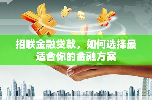 正蓝旗招联金融贷款，如何选择最适合你的金融方案