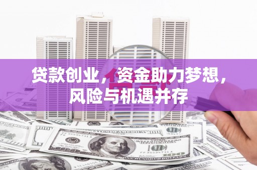 新华贷款创业，资金助力梦想，风险与机遇并存