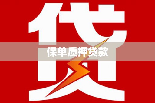 凤县保单质押贷款