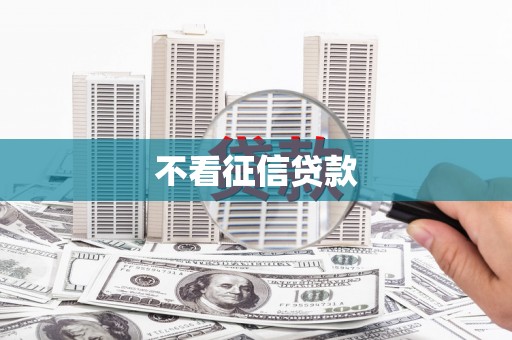 麻城不看征信贷款