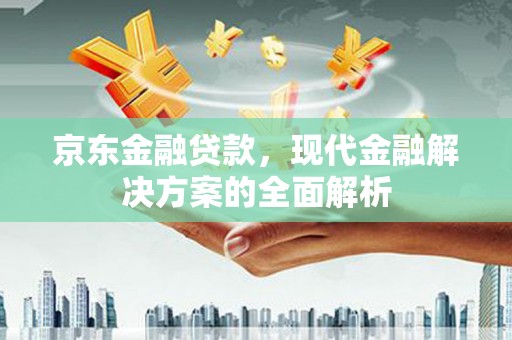 琼结京东金融贷款，现代金融解决方案的全面解析