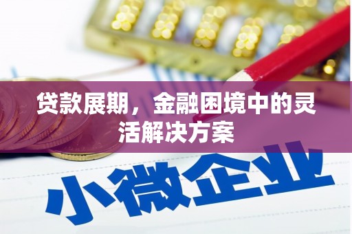 钦北贷款展期，金融困境中的灵活解决方案