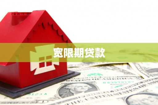崇仁宽限期贷款