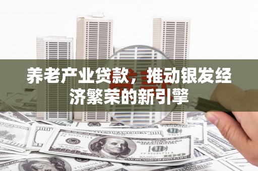 忠县养老产业贷款，推动银发经济繁荣的新引擎