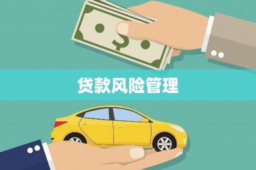 梅河口贷款风险管理