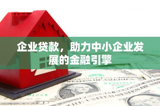 漾濞企业贷款，助力中小企业发展的金融引擎