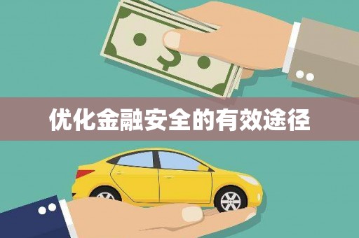 洛扎优化金融安全的有效途径