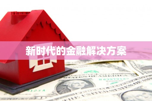 硚口新时代的金融解决方案